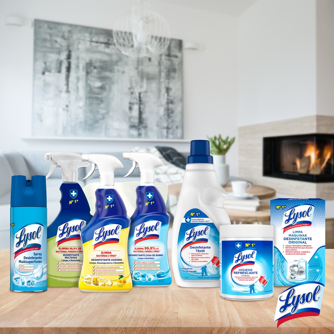 Conheça a Gama Completa de Lysol